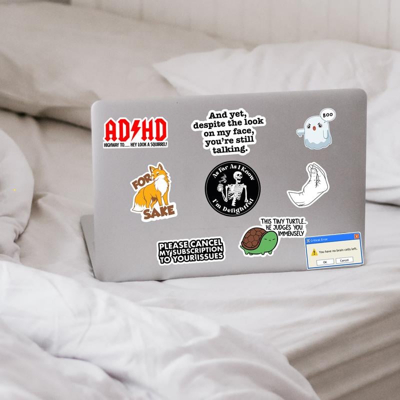🤣Set of 130 Pcs Funny Saying Stickers