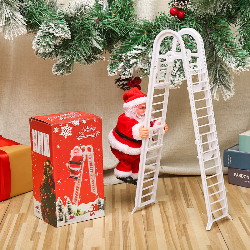 🔥Last Day Promotion - 60% OFF🎁🎅Electric Climbing Santa Claus Musical Toys🎅