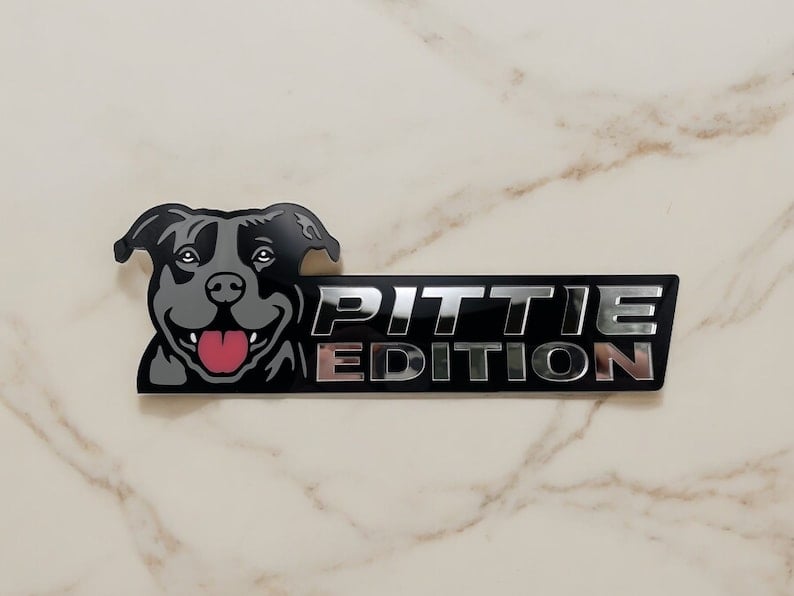 🔥Dog Car Badge Laser Cutting Car Emblem