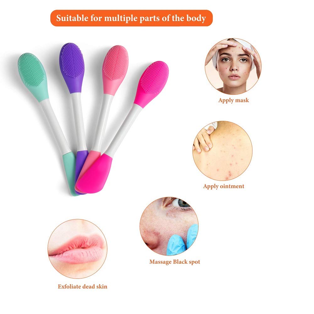 Last Day Promotion 48% OFF - Double-Ended Silicone Face Mask Brush(buy 3 get 1 free now)