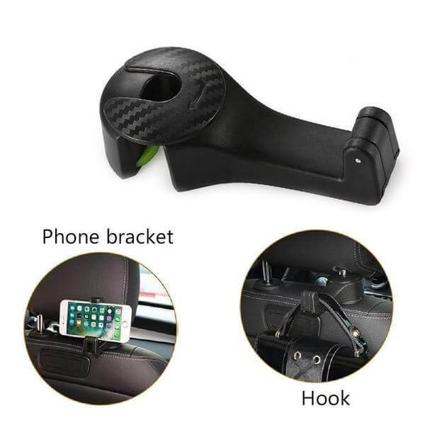 (🔥Last Day Promotion- SAVE 48% OFF)Multi-functional Car Headrest Hook--buy 5 get 5 free & free shipping（10pcs）