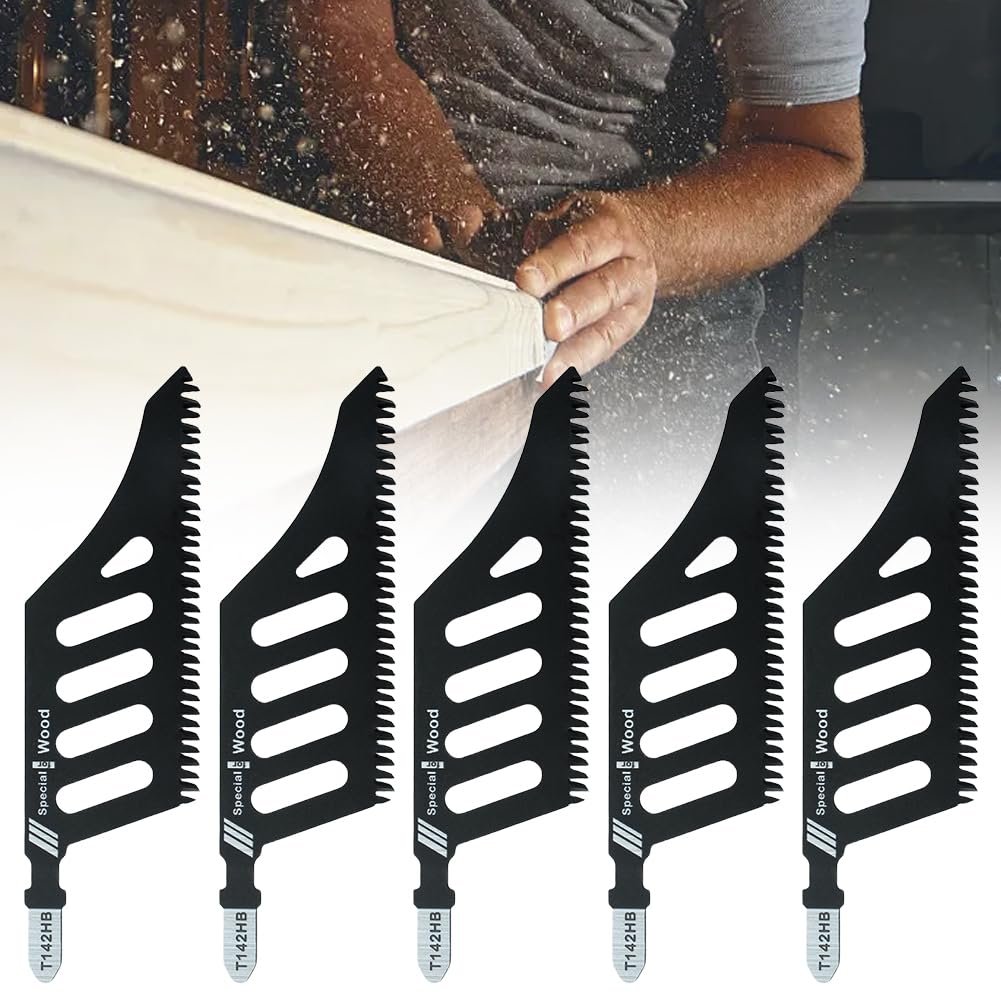 🔥LETZTER TAG 49 % RABATT🔥5 Stück Stichsägeblätter zum bündigen Schneiden für Holz, Kunststoff, Metall