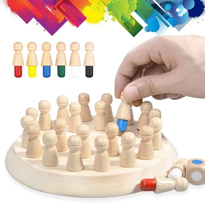 Wooden Memory Match Stick Chess