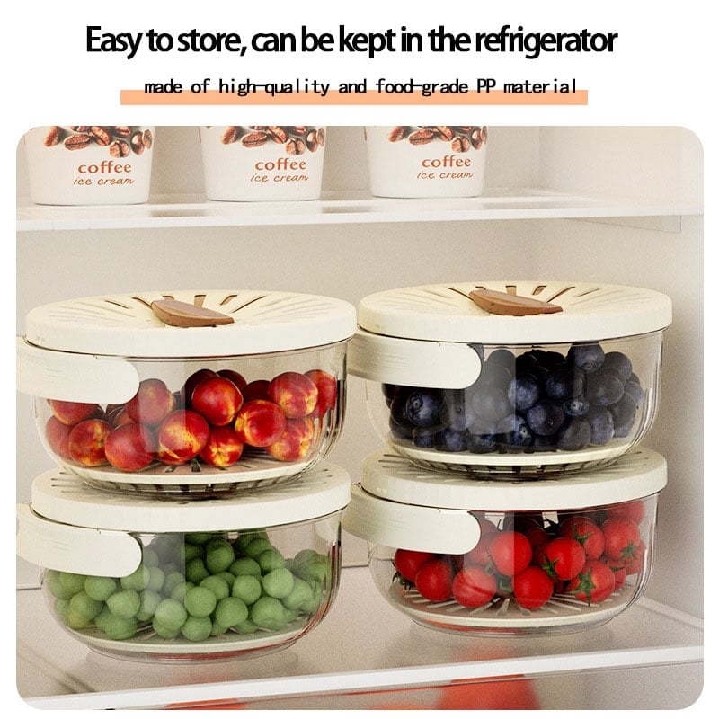 🎁TikTok Last Day Sale - 70% OFF🔥Multifunctional fruit and vegetable washing bowl🔥