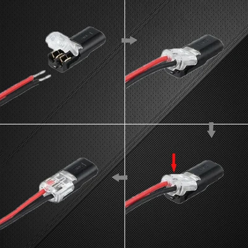 🔥Last Day Promotion 50% OFF🔥 Double-wire Push-in Connector with Locking Buckle