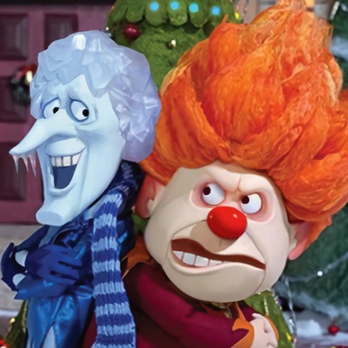 Heat Miser Snow Miser Christmas Towel