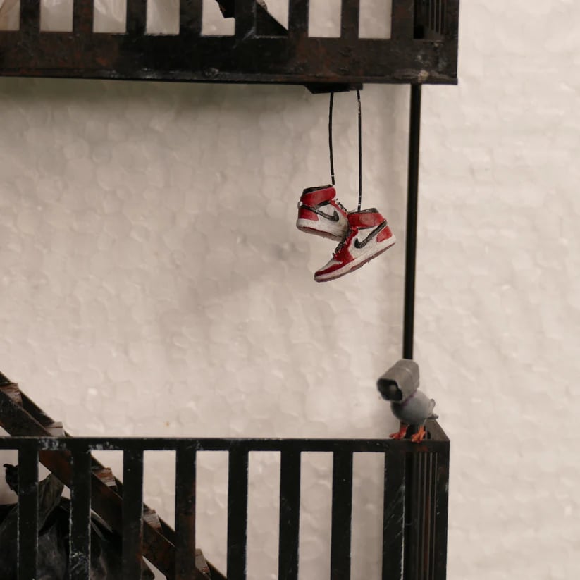 💥LAST DAY SALE 50% OFF💥Miniature New York Fire Escape Key Holder⚡BUY 2 FREE SHIPPING