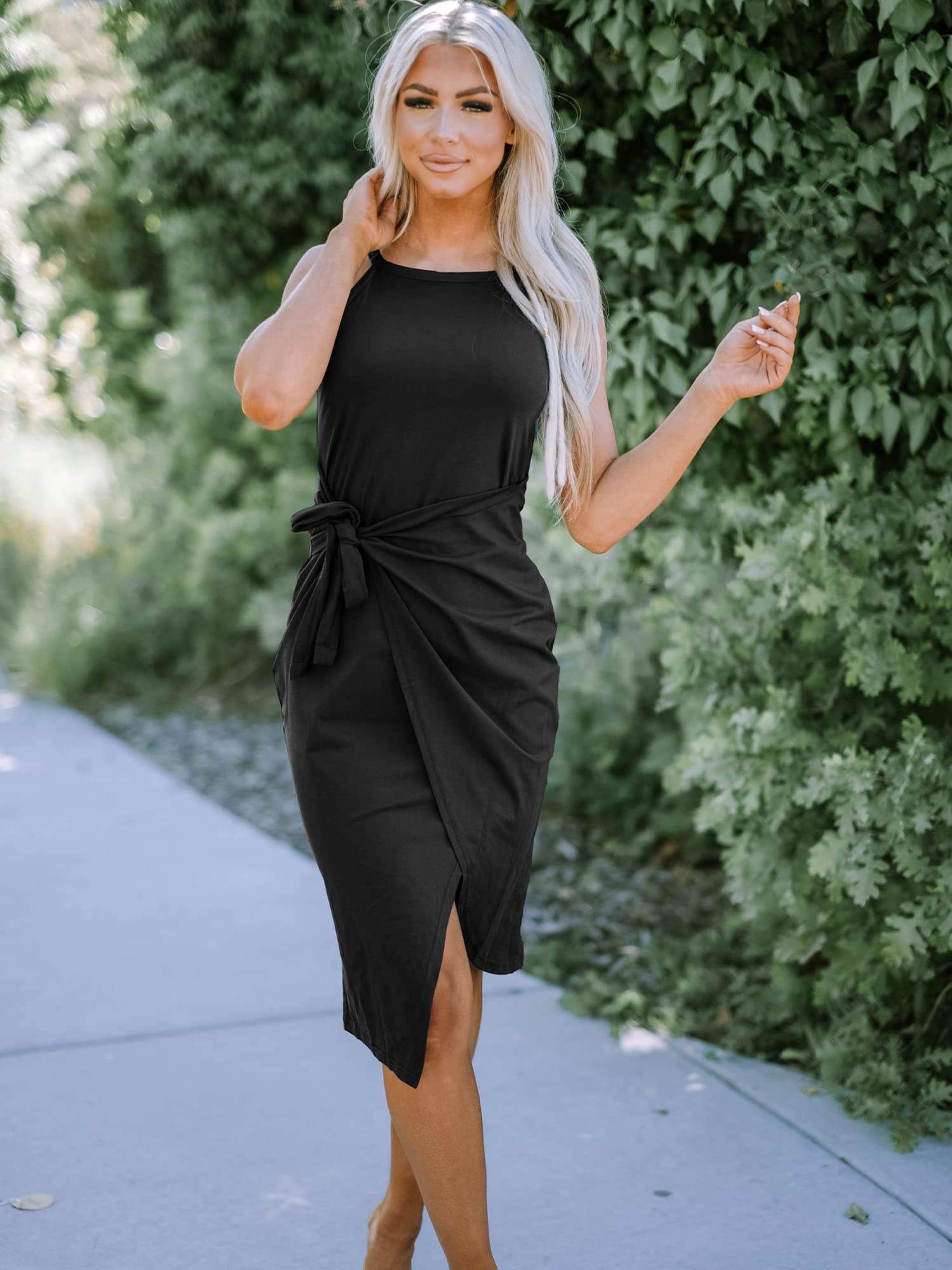 🔥Last Day Sale - 50% OFF🎁 Casual Sleeveless Midi Dresses ❤️(Buy 2 Free Shipping)