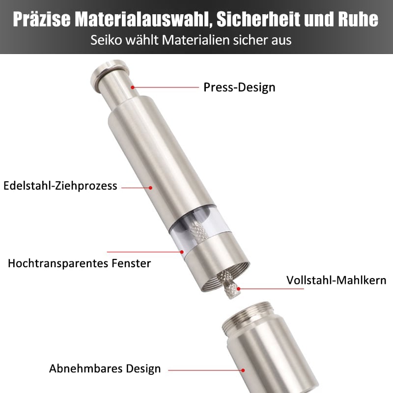 🔥Salz- und Pfeffermühle aus Edelstahl
