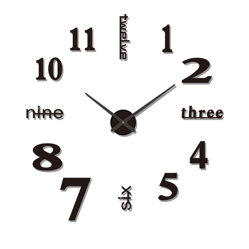 🔥Last Day Promotion 50% OFF⏰ 3D Wall Decal Decorative Clock