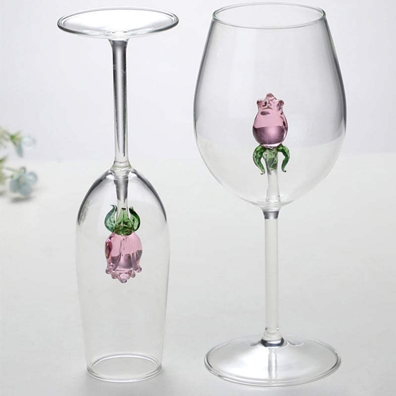 🎁TikTok Last Day Sale - 70% OFF🎉Rose Wine Glass