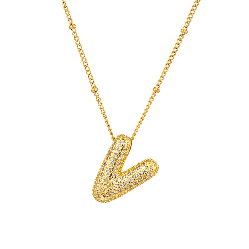 🔥Last Day Promotion 48% OFF-🎁-Initial Bubble Necklace