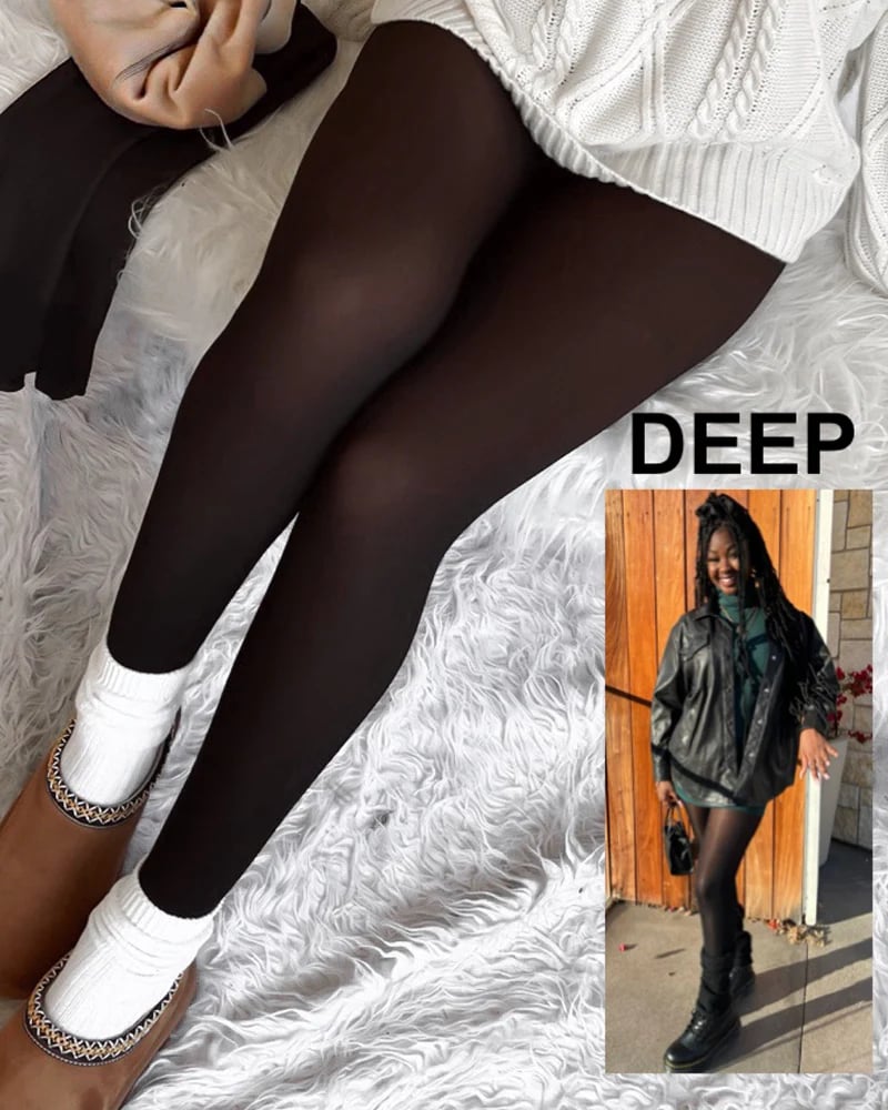 THE ORIGINAL! MAGIC VELVET LINED LEGGINGS • CLOSED FOOT (LOOKS LIKE PANTYHOSE)