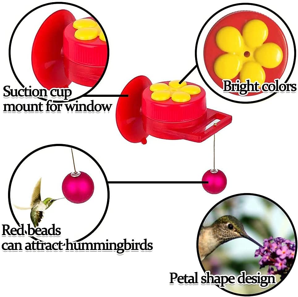 🔥Limited Time Sale 48% OFF🎉Flower Hummingbird Feeder-buy 3 get 2 free（5 pcs）