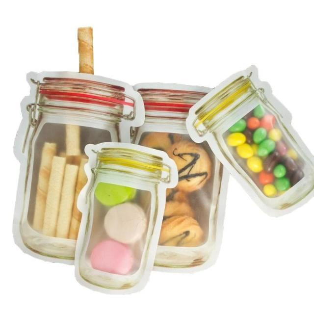 (💗Mother's Day SALE-40% OFF) Reusable Mason Bottle Ziplock Bags(BUY 3 GET 2 FREE&FREE SHIPPING)