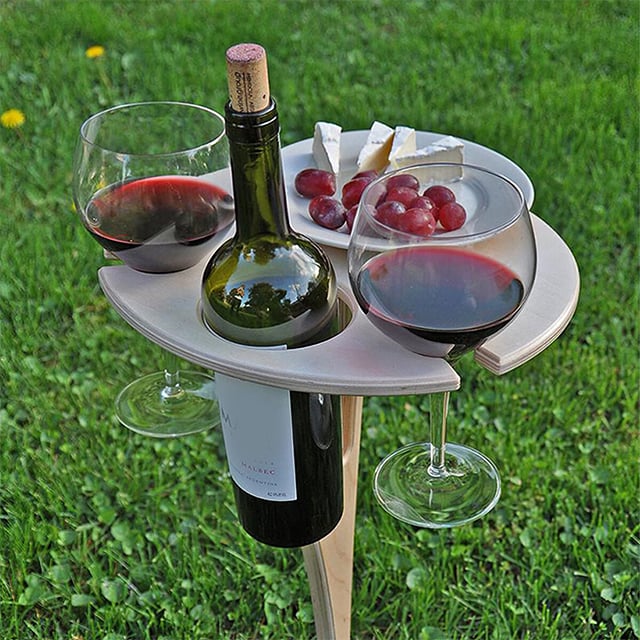 🔥(Last Day Promotion - 50% OFF)Outdoor Folding Wine Table-BUY 2 FREE SHIPPING