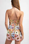 Vibrant Hues Tube Mini Dress