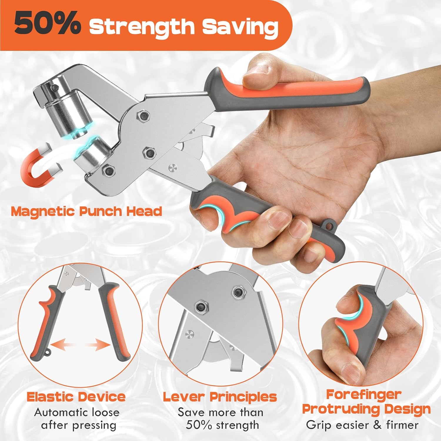 🍂TikTok Fall Sale — Last Day 70% OFF🎉Heavy-Duty Professional Grommet Tool Kit