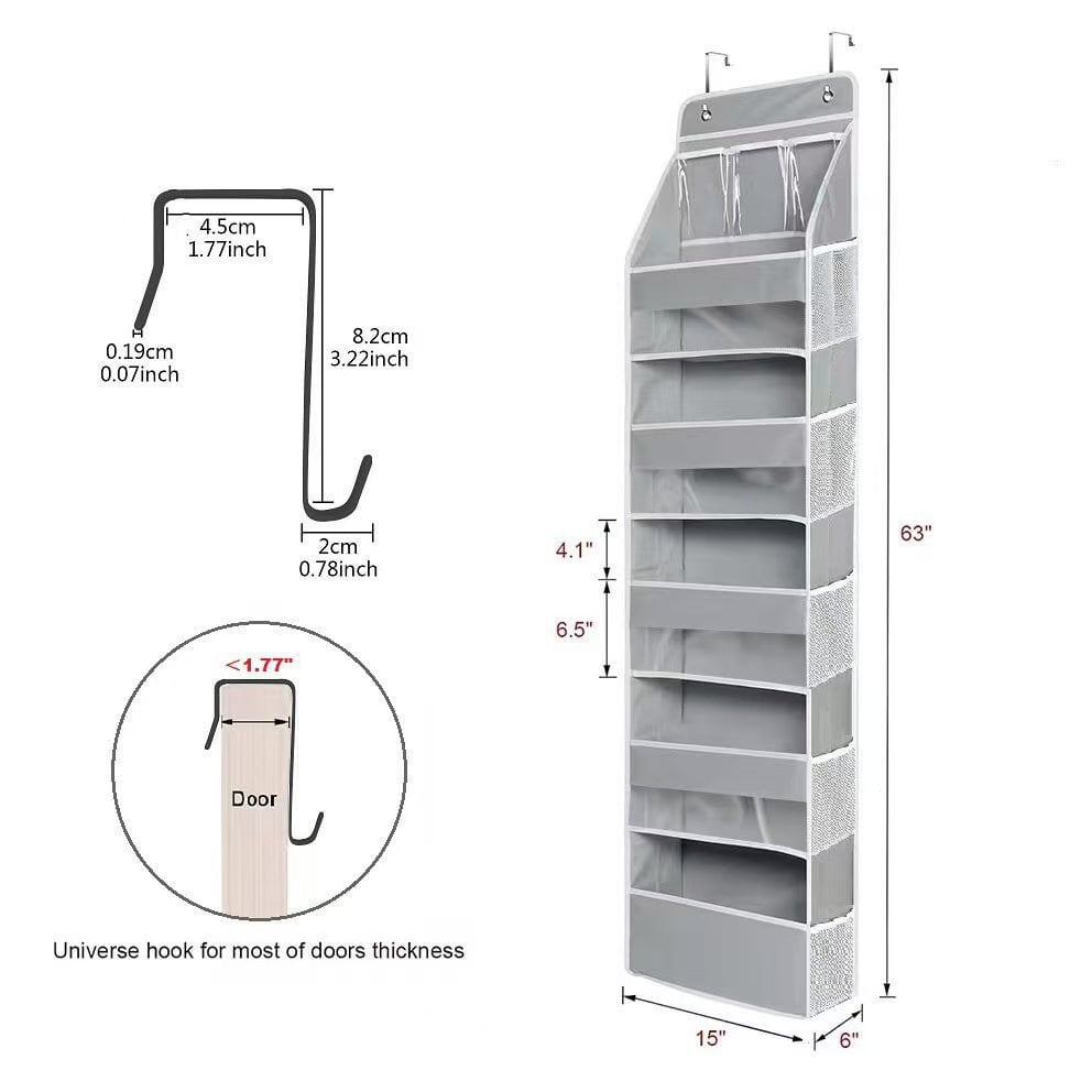 🔥LAST DAY 50% OFF🔥Hanging Storage Pockets Behind the Door Organizer Hanging Pockets