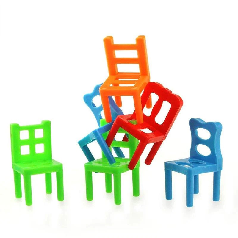 Chairs Stacking Tower Balancing Game - Buy 2 Get 1 Free