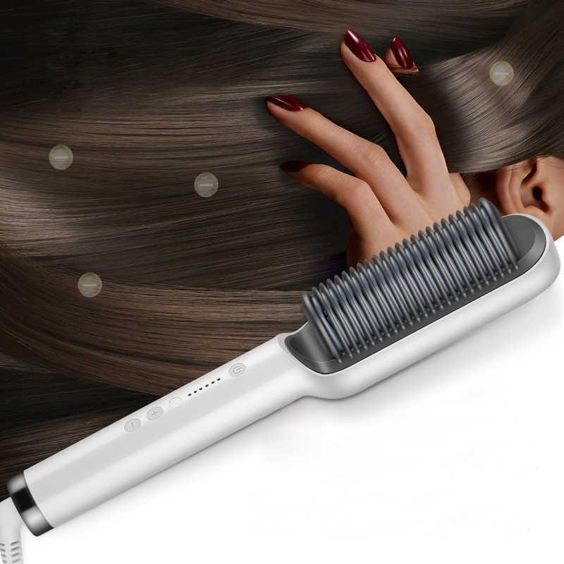 2023 New Year Sale-Hair Straightener Brush - Buy 2 Get Extra 10% Off!