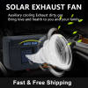 🔥Summer Hot Sale🔥The New Solar Car Cooling Artifact [air circulation exhaust fan]