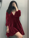 🔥HOT SALE NOW 49% OFF🔥 -  Velvet Mini Dress