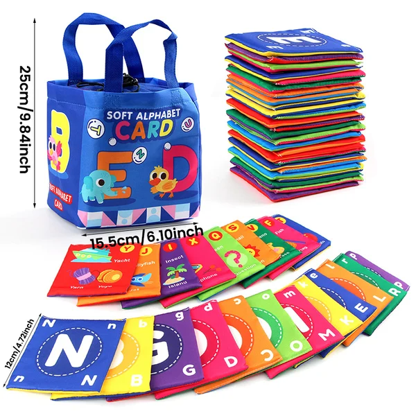 🎁Enlightenment Alphabet Fabric Cards