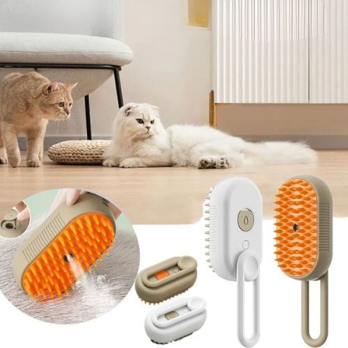 🔥Letzter Tag 49% Rabatt🐾3 in 1 Haustier Grooming Dampfbürste