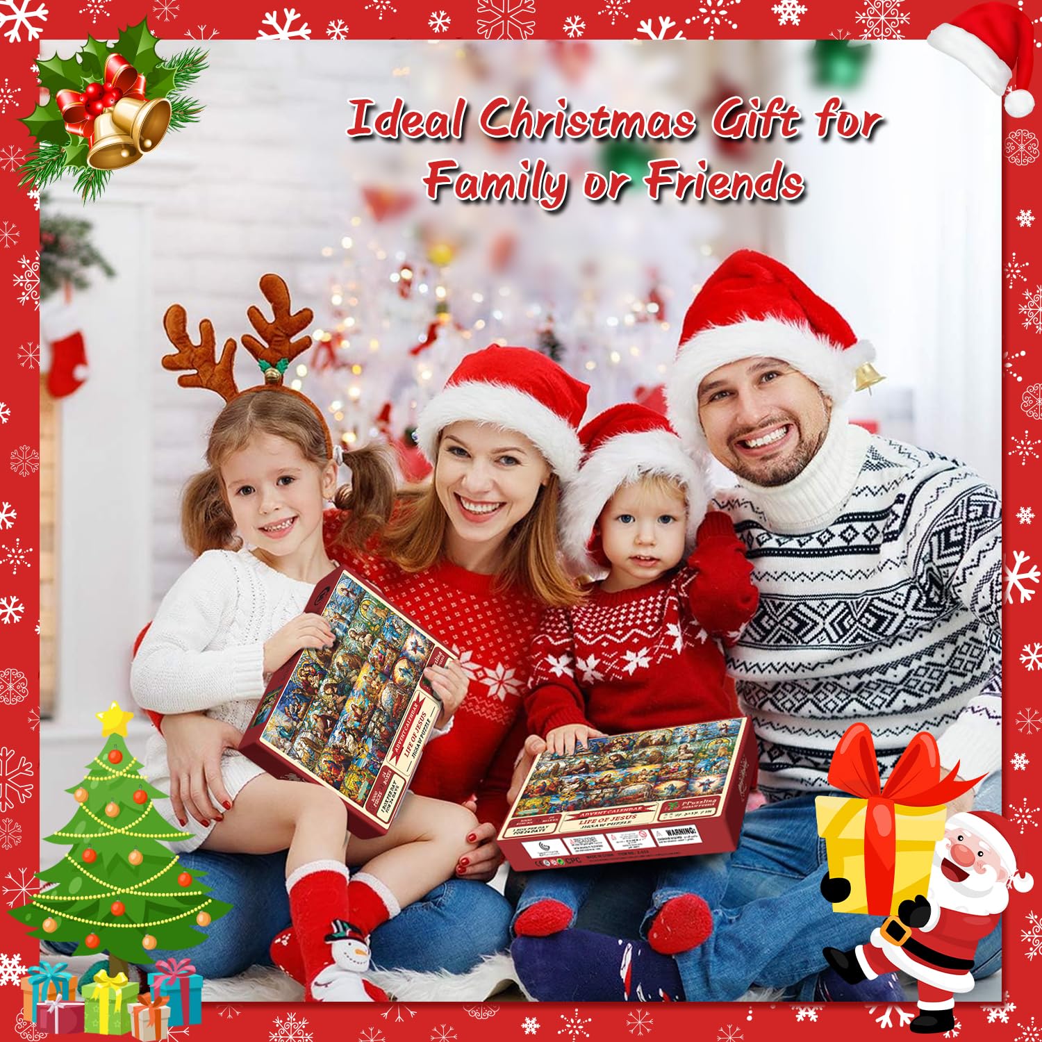 🎄🎅Christmas Presale - 49% OFFLife of Jesus Christmas Advent Calendar Jigsaw Puzzle 1000 Pieces