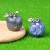 Natural Crystal Jade Colorful Apple Small Ornament