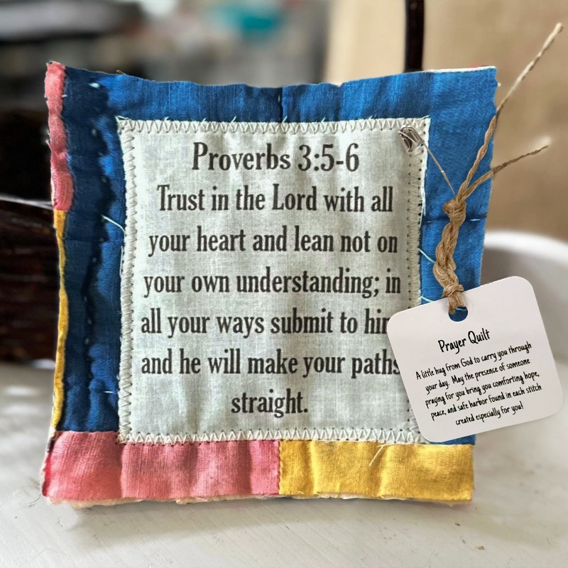 🎄Early Christmas Sale - 50% OFF🎄🥰Prayer Quilt with cross inside✝️Buy 4 Free Shipping!