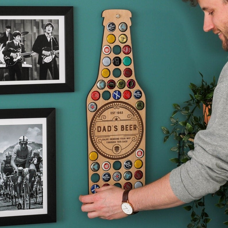 💥Early Summer Hot Sale 50% OFF🍺 Wall Art Beer Bottle Cap Holder (BUY 2 SAVE 10% & FREE SHIPPING)