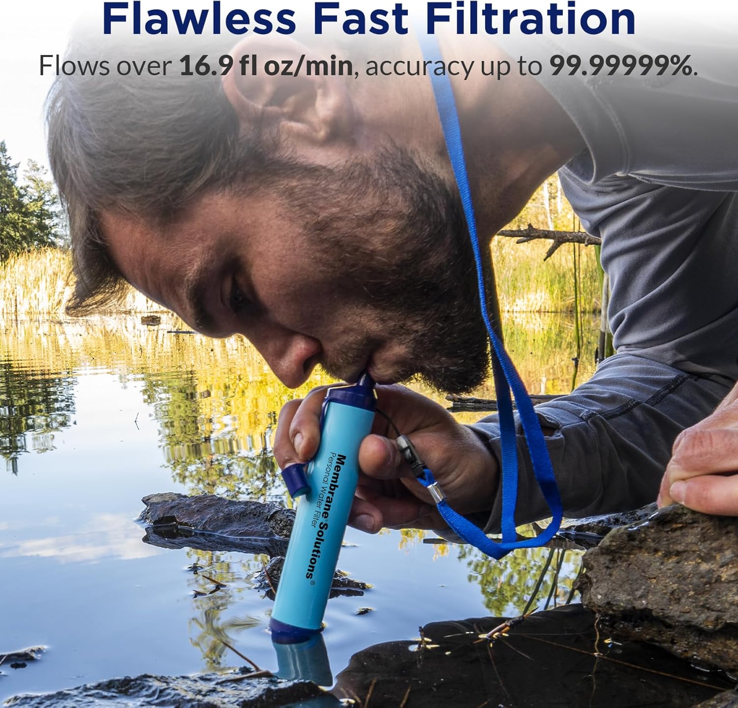 🔥Last Day 50% OFF - Personal Straw Water Filter for Camping, Hiking, Survival, Emergency, Travel