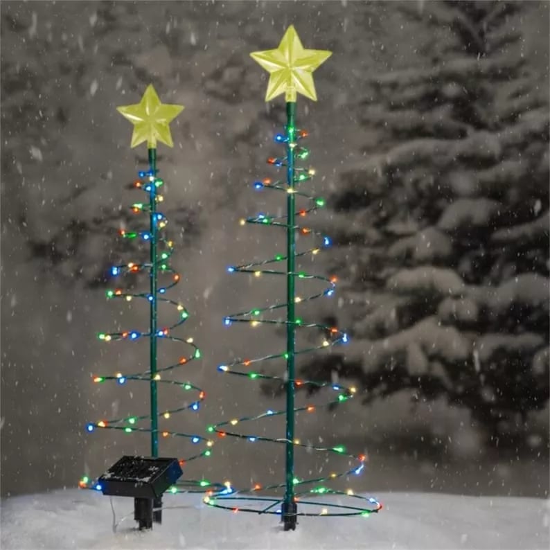 Solar Christmas Tree LED String Lights