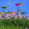 🎁TikTok Last Day Sale - 70% OFF🐝Bee and Butterfly Water Feeder with Flower Design🌷
