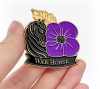 Limited Edition –War Horse Purple Poppy Badge