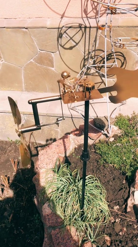 🔥Last Day: 50% OFF🥁Handmade Metal Drummer Windmill🎁Buy 2 Free Shipping