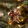 🎅Santa And Dog Hanging Ornament