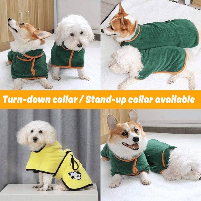 ⚡⚡Last Day Promotion 48% OFF - Super absorbent pet bathrobe(BUY 3 FREE SHIPPING)