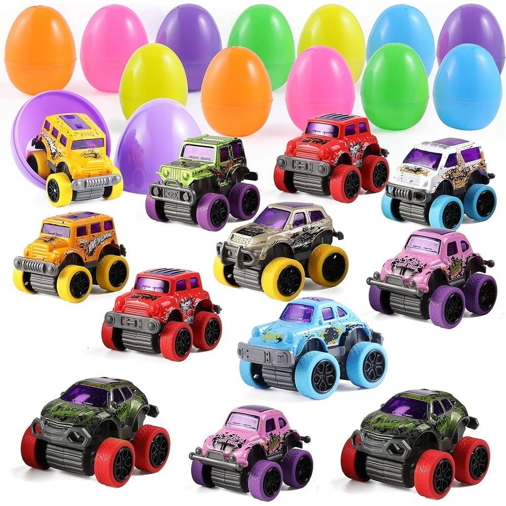 🎁TikTok Spring Last Day Promotion 48% OFF-🚗-Alloy Mini Q-Cartoon Doodle Easter Egg Car - Surprise & Fun in Every Egg!