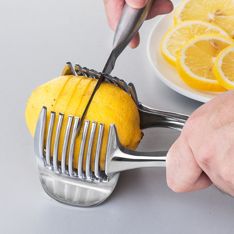 Zinc Alloy Lemon Tomato Slicer