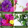 🌸 Spring Summer Home Decoration - 🌿 Fake Silk Colorful Morning Glory