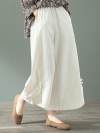 Heaven Tour Cotton & Linen Wide Leg Pant