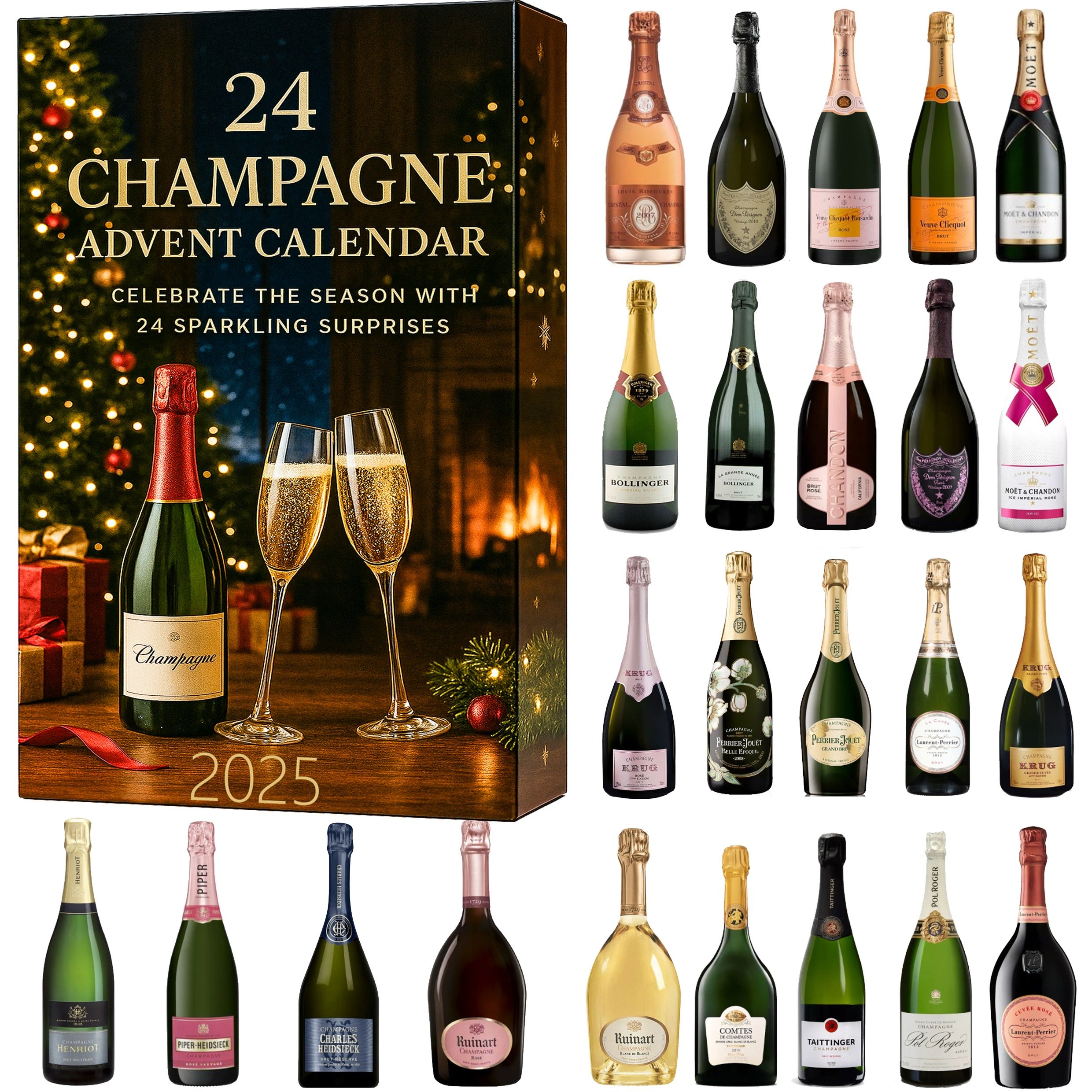 🔥Last Day 50% OFF -🥂2025  Champagne Advent Calendar🎄