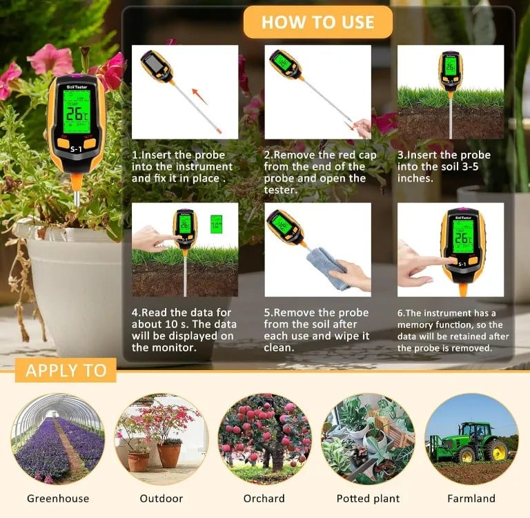 4-in-1 Soil Tester