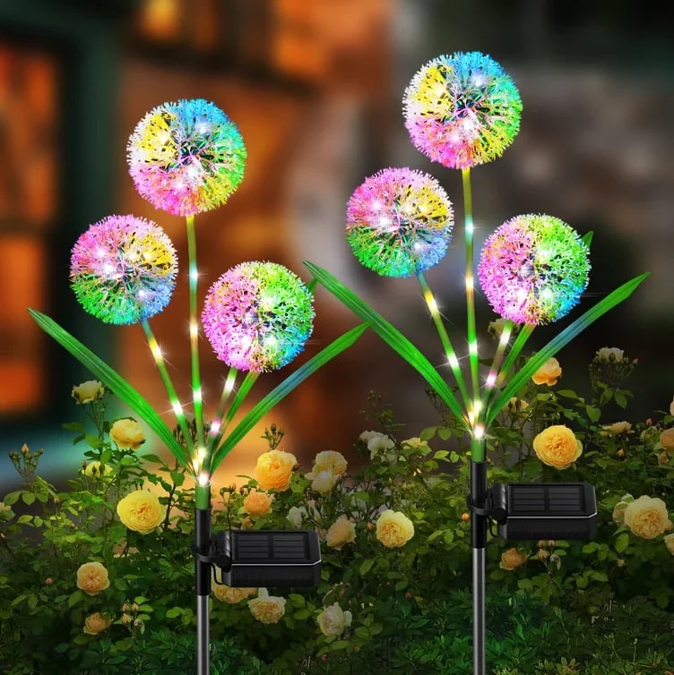 💐Last Day Promotion - 50% OFF💐Dandelion Lamp Outdoor Garden Landscape Atmosphere Light