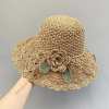 🔥Last Day Promotion 48% OFF-🎁-Elegant Crochet Straw Hat with Ruffle Detail