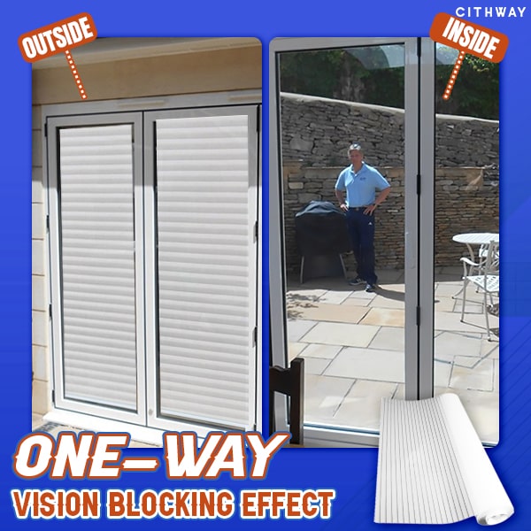 🔥Hot Sale 50% OFF🔥One-Way Imitation Blinds Privacy Window Cover