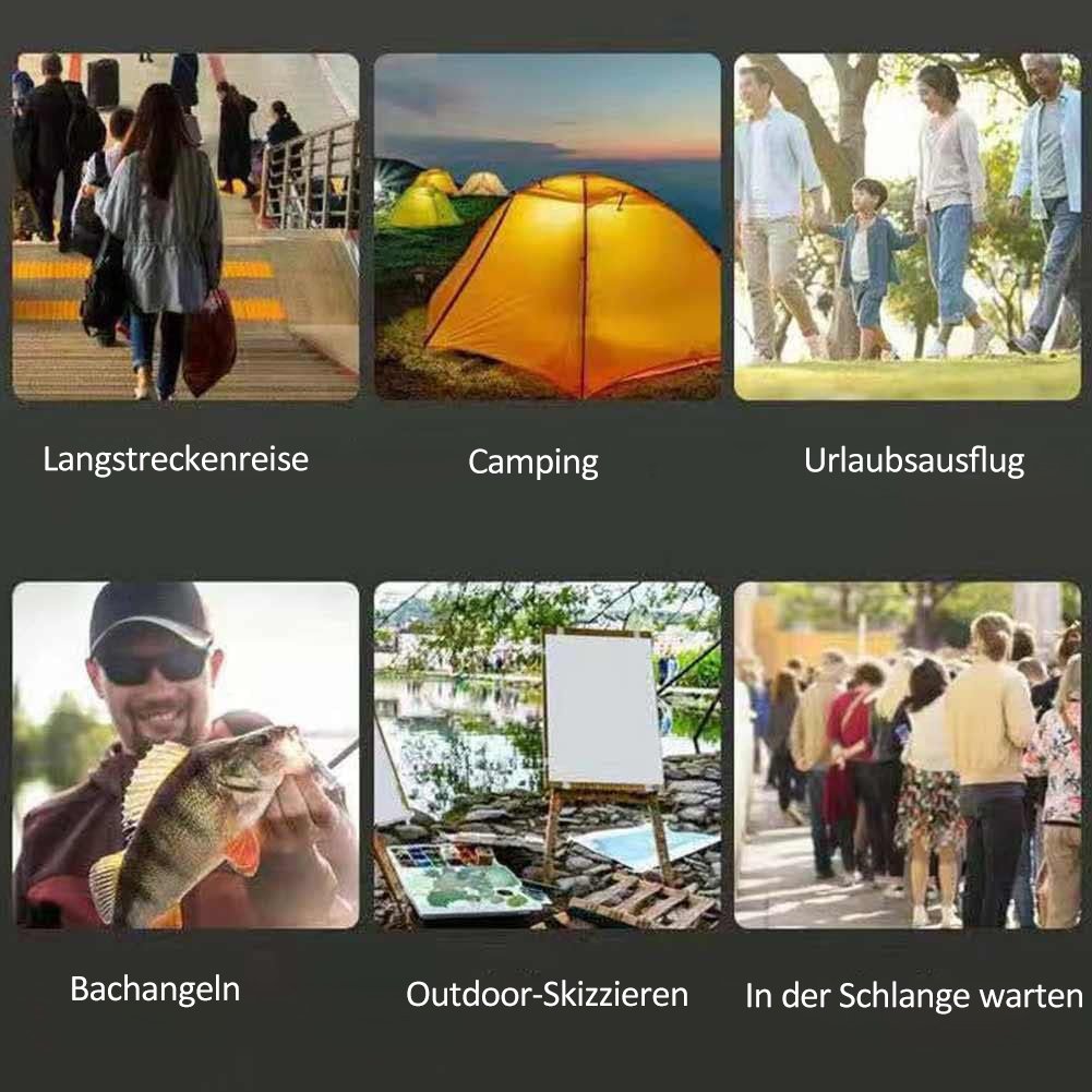 🔥Robusten, zusammenklappbaren, tragbaren Hocker